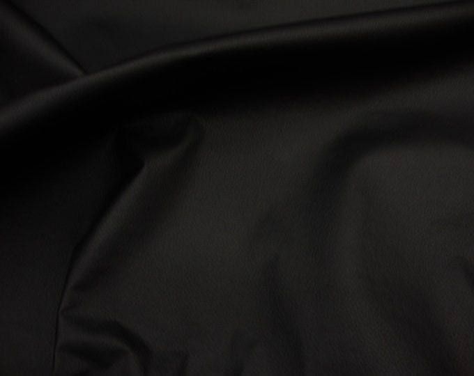 Champion Vinyl Black upholstery Leather fabric by the yard 55” wide