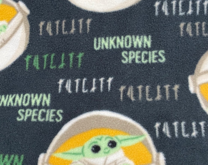 Yoda Fleece Polar By The Yard 60"  Licenced Product