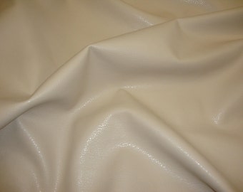 Bone  Upholstery Ford Faux Leather Vinyl fabric per yard