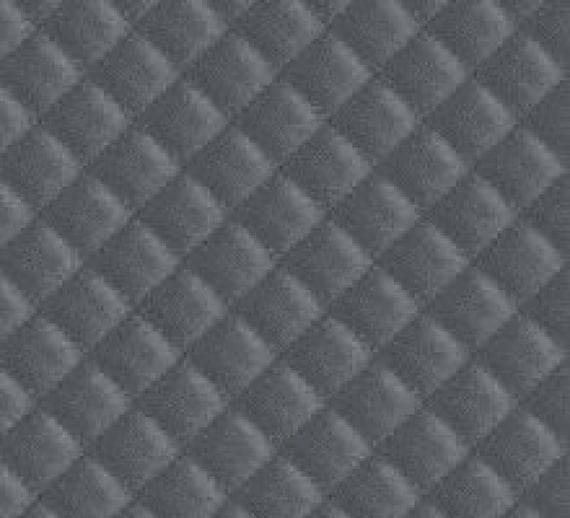 Quilted Vinyl Upholstery Fabric - 59 Inch Wide, Diamond Pattern, Sponge Backing For Car Seats, Furniture, Headliners (Black, 1 Yard)