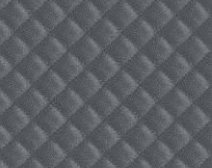 Suede Faux Charcoal Quilted auto headliner headboard trim seat chair fabric with Foam Backing Upholstery 58" Wide