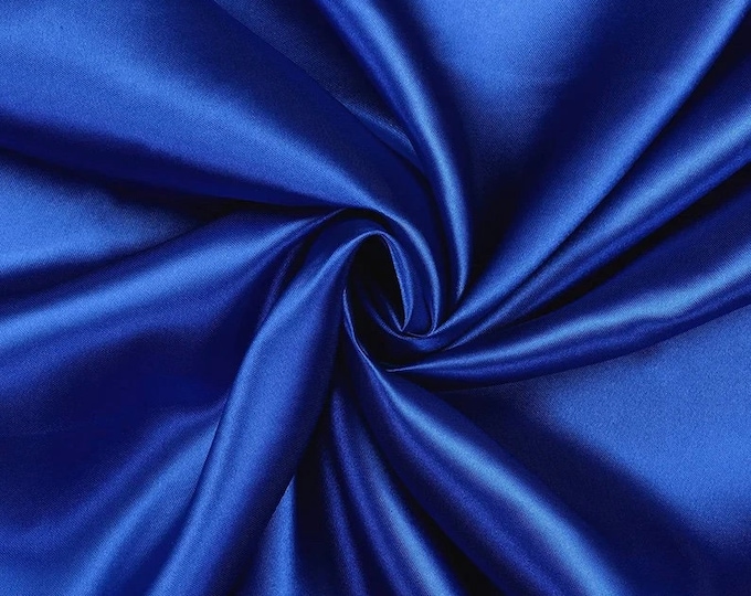 Royal Charmeuse Satin polyester fabric 60" by the yard