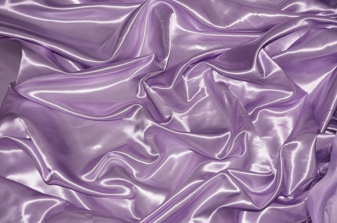 Lavender Stretch Charmeuse Fabric