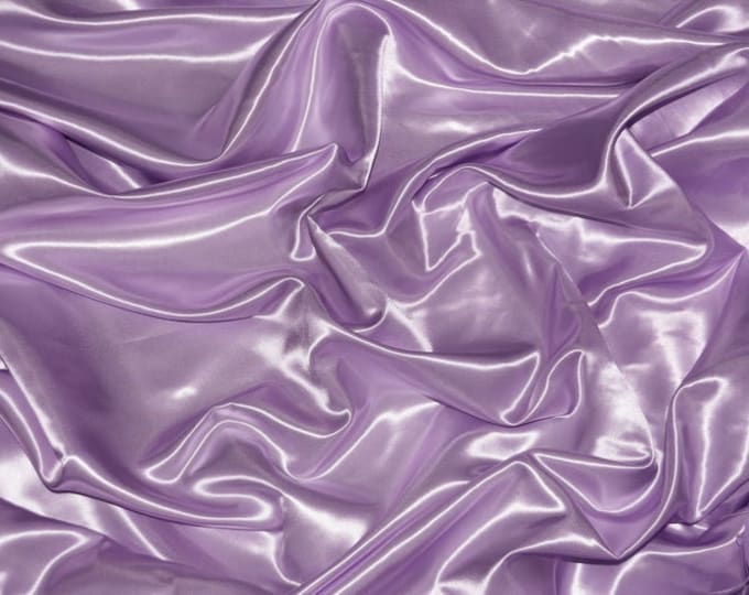 Lavender Charmeuse Satin Fabric by the Yard and Wholesale Bolt | 60" Wide | Charmeuse Fabrics Charmeuse Satin Bridal Wedding Satin Fabric