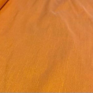 Faux silk Pumpkin Shantung Dupioni two tone fabric BY THE YARD 54&quot; wide