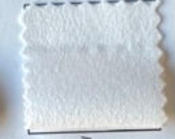 Ivory Polyester Scuba crepe double Knit Fabric