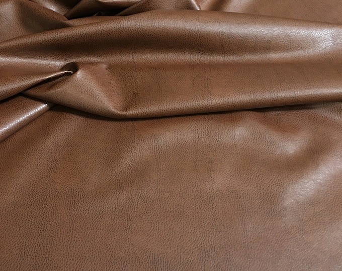 Peanut Upholstery pebble Ford Faux Leather Vinyl fabric per yard