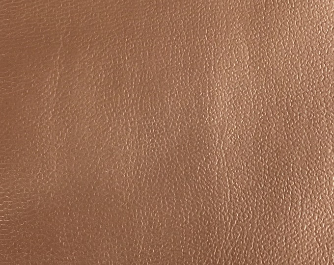 Rose Gold Vinyl Faux leather Skin upholstery fabric by the yard 54" Wide