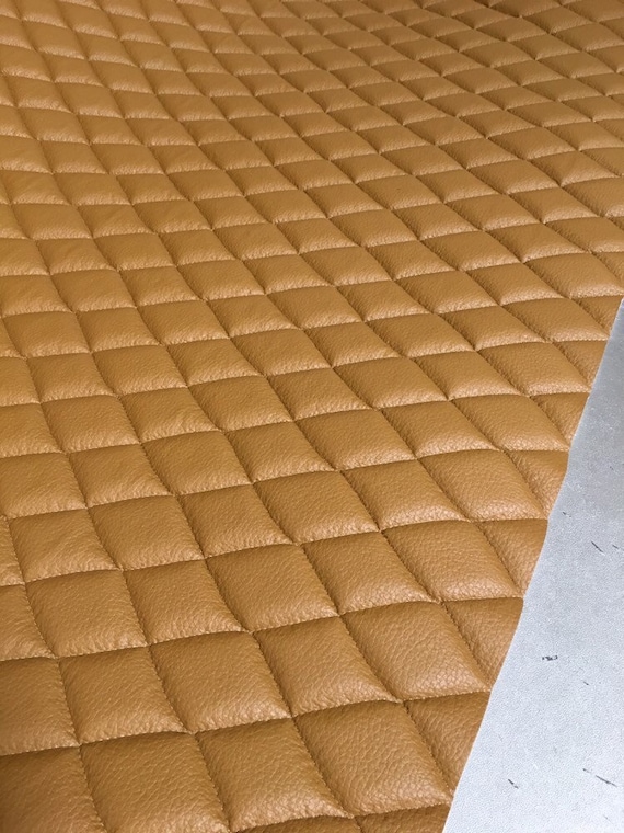 Chocolate Diamond Quilted Faux Leather Vinyl 3/8 Foam Backing 54 Wide Upholstery  Fabric by the Yard – Fabulessfabrics Inc