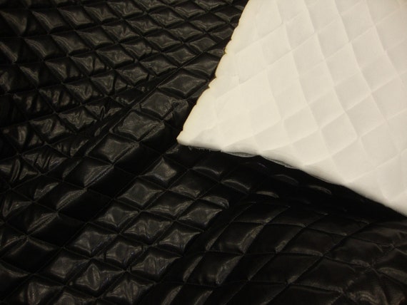  Vinyl Quilted Foam Fabric with 3/8 Foam Backing