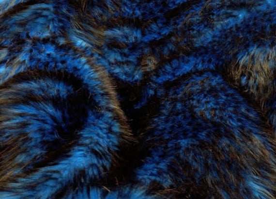 King Queen Twin Bedspread Blue Husky Exotic Blanke Throw Faux Etsy