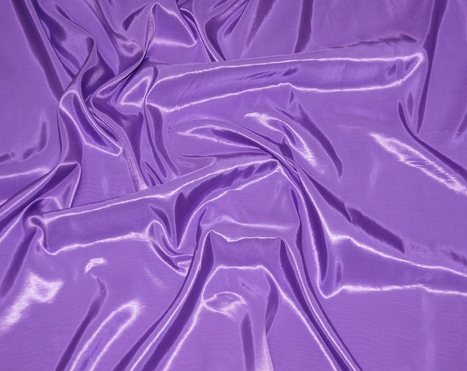 Taffeta Lavender Dress Drapery Taffeta fabric  58” wide the Yard
