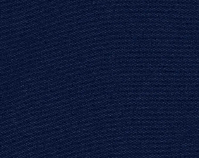 Navy blue Polyester poplin Fabric By The Yard 58"/60