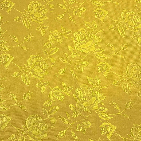 Golden Yellow 031 Silk Jacquard main image 1