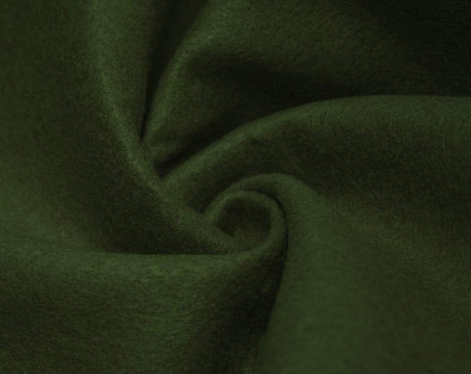 Hunter Green 72” Wide Felt Fabric by the Yard | Soft Craft Felt for Sewing, Costumes, DIY, Crafts & Decorations