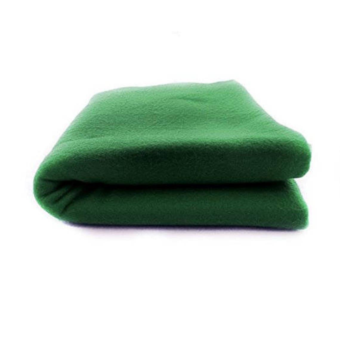 Hunter Green Fleece Throw Blanket / Bed Cover Warm Cozy Etsy