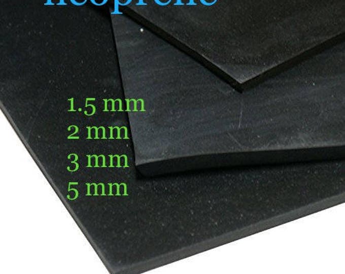 Neoprene Black Sponge Waterproof Wetsuit activeware Fabric -54" Width 3.6 yards long 1.5 to 5 mm