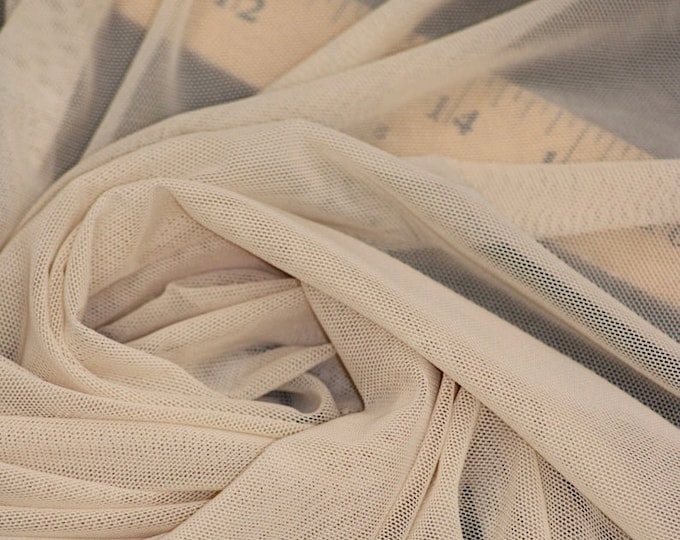Nude Power Mesh Stretch Fabric 60" per yard