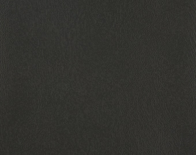Graphite Contract commercial Marine grade upholstery faux leather vinyl 54" Wide Sold BY THE YARD