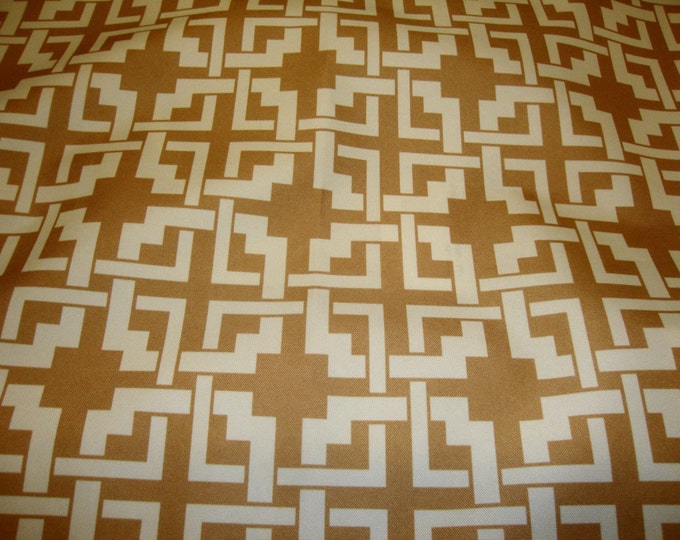 Khaki and Ivory Digital Print Waterproof Outdoor Canvas fabric 60" 600 Denier wide per yard