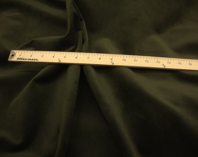 Deep Forest  Upholstery Plush Velvet 100% polyester per yard