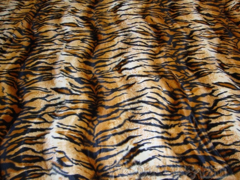 60 Tiger Print Velvet Fabric at Rs 70/meter