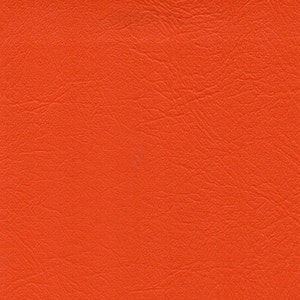 Orange Contract commercial upholstery faux leather vinyl 54&quot; Wide Sold BY THE YARD