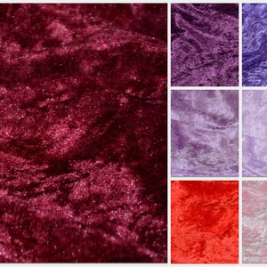 Panne velvet fabric BY THE YARD 60&quot; wide