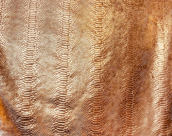 Copper pearl Snake Hologram Spandex4 way stretch 58" wide