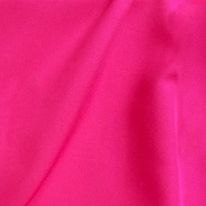 Fuchsia Polyester poplin Fabric By The Yard 58&quot;/60