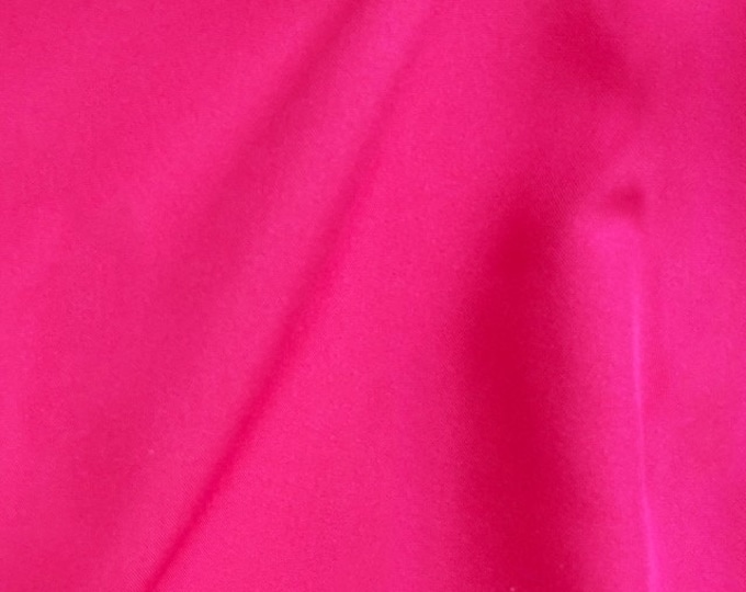Fuchsia Polyester poplin Fabric By The Yard 58"/60