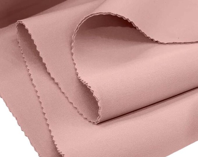 Blush Super Techno Fabric, 2mm Thick, Solid Colors, Sold by The Yard