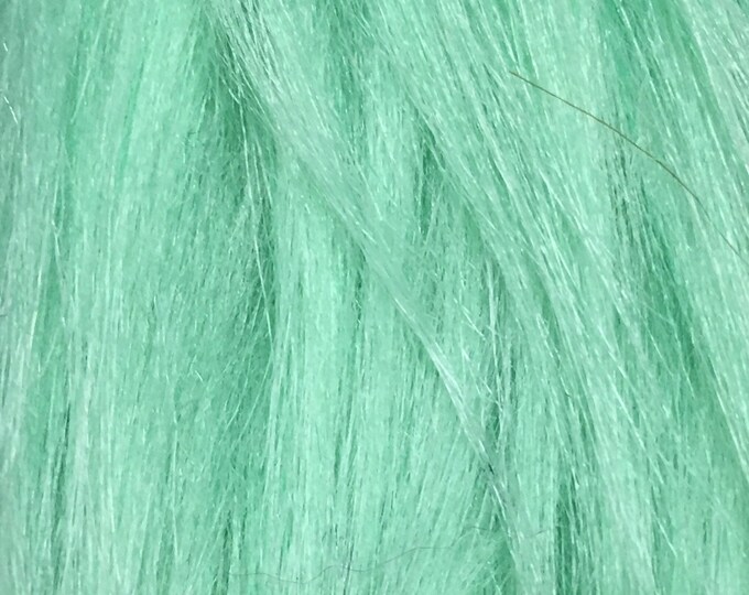 Fur Faux fake Mint  shaggy faux fur upholstery custom fabric by the yard 60" wide