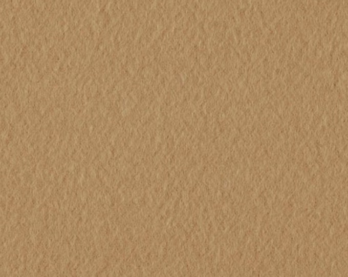 Polar Fleece Fabric  Camel Sold By The Yard 60" Wide