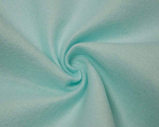Aqua 72” Wide Felt Fabric by the Yard | Soft Craft Felt for Sewing, Costumes, DIY, Crafts & Decorations