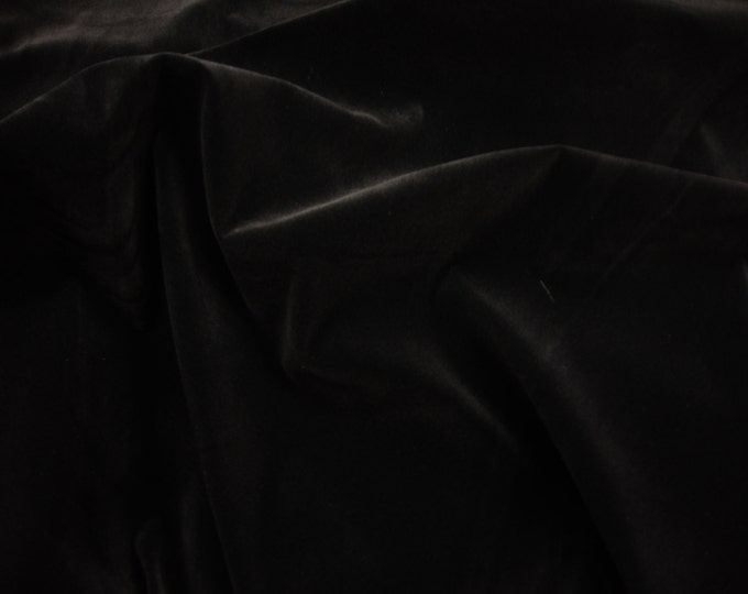 Plush Black Nylon Upholstery Velvet Fabric | Furniture, Home Décor & Interior Design Material