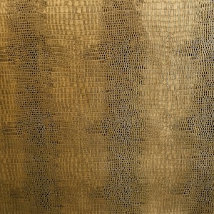 Alligator Bronze upholstery Faux Leather auto home commercial Vinyl fabric by the yard 54&#39; Wide