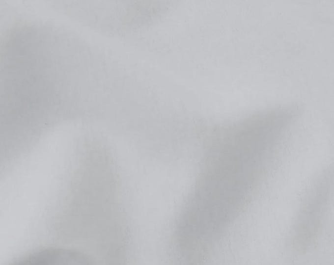 White Cotton Flannel Fabric 100% Cotton, Soft & Cozy, Solid White, Apparel, Baby Quilting Fabric by the Yard