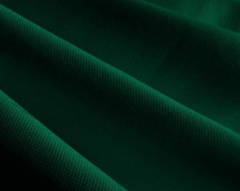 Hunter Green Poly Cotton Fabric by the Yard – Soft Durable Blend Fabric for Sewing, Quilting, Apparel & Crafts