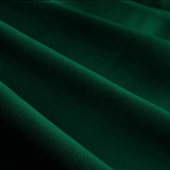 Hunter Green Poly Cotton Fabric by the Yard – Soft Durable Blend Fabric for Sewing, Quilting, Apparel & Crafts
