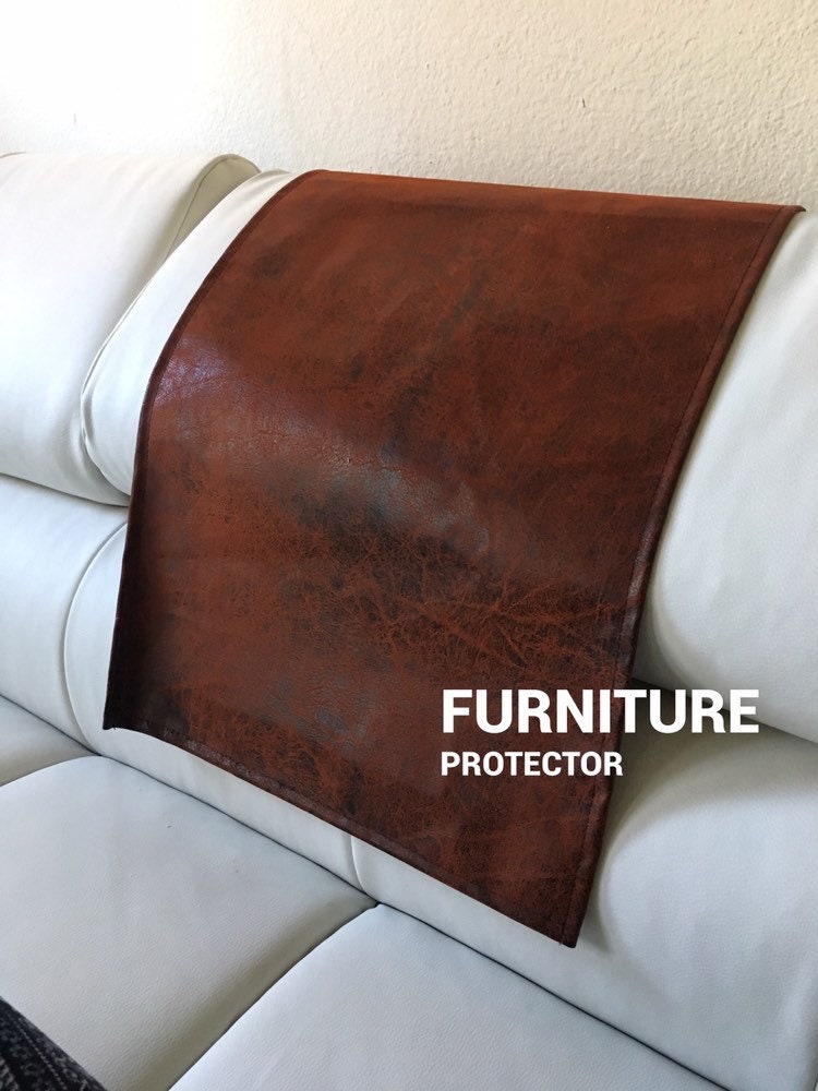 Copper Ed Distressed Sofa Love Seat Arm Head Rest Copper Ed Distressed Sofa Love, Armchair Arm Covers Leather
