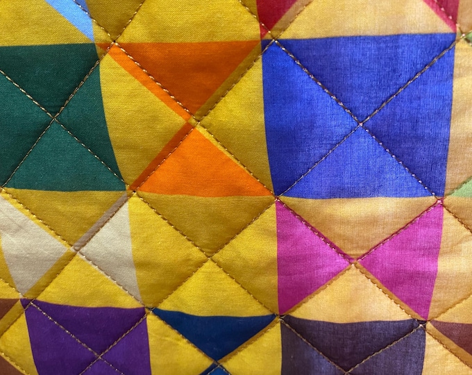 Mosaic 100% cotton Quilted  Fabric 58"/60" Wide Sold By The Yard