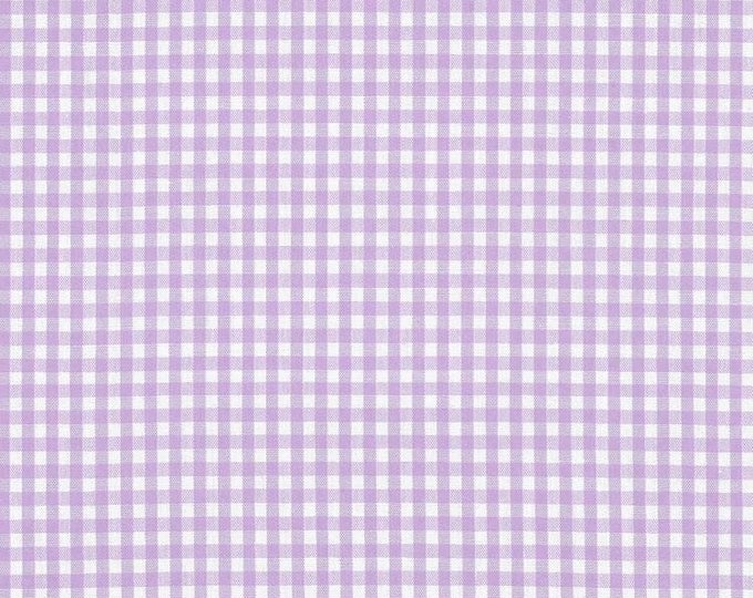 Lavender Gingham Checkered 1/8” inch Fabric poly cotton 60” wide- none stretch sold By The Yard