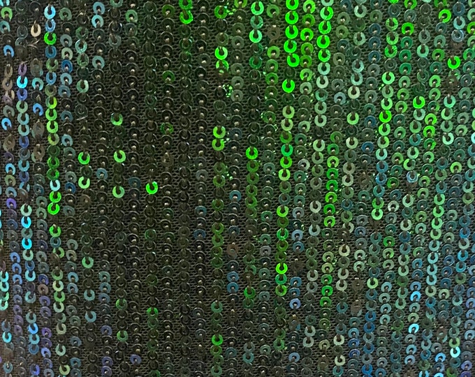 Mermaid Pleated Glitz Sequin Mesh Fabric By The Yard