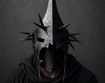 Nazgul Helmet | Dark Lord Armor Mask | Nazgul Inspired Helmet | Medieval Gothic Helmet | LOTR Cosplay Prop