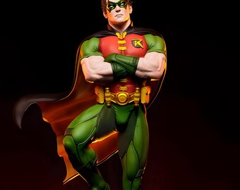 Agile Sidekick STL | 3D Print Figurine Muscle Hero | Sidekick Fighter Model | Display Titan