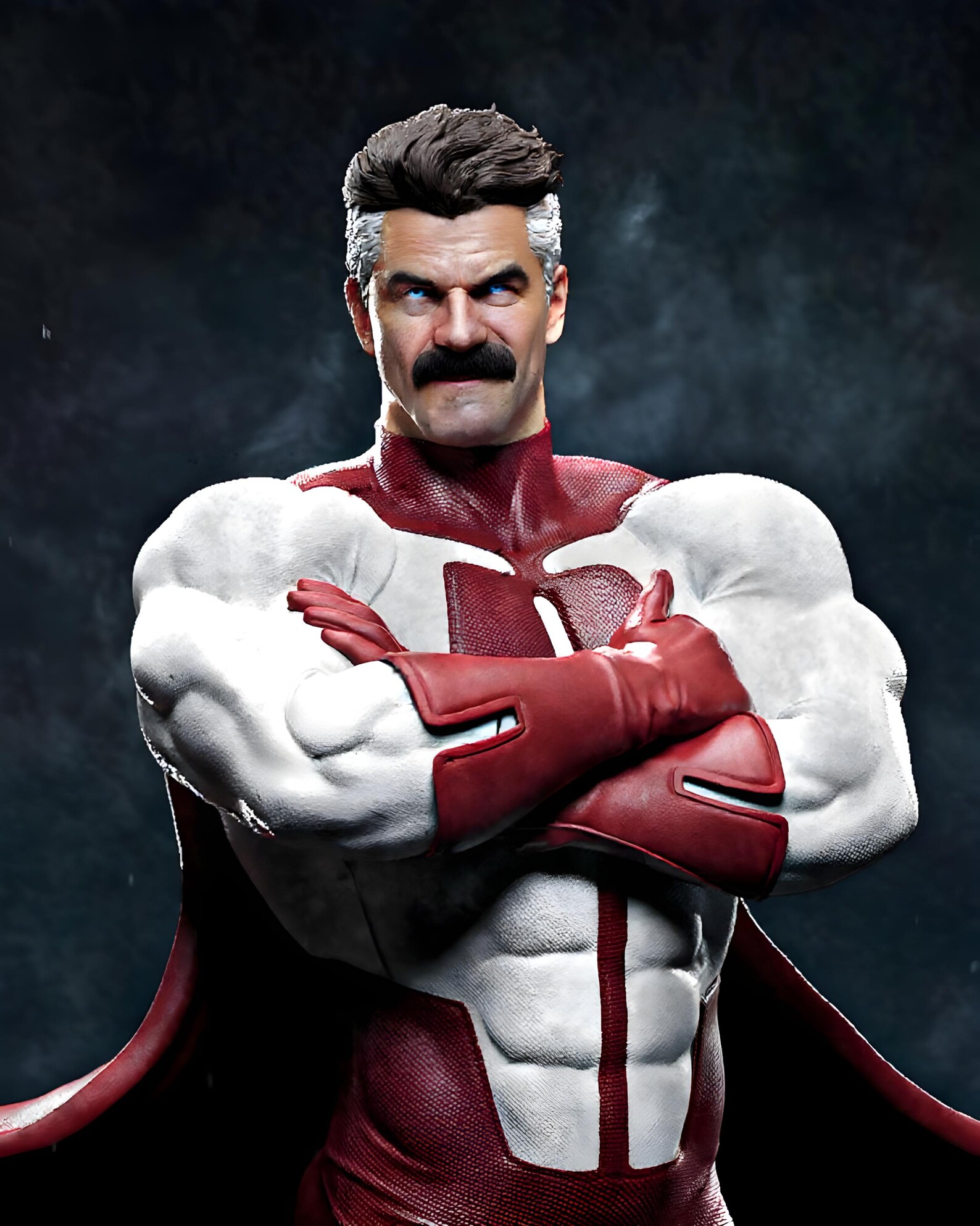 Flying Muscle Conqueror STL | 3D Print Figurine Invincible Titan Hero ...