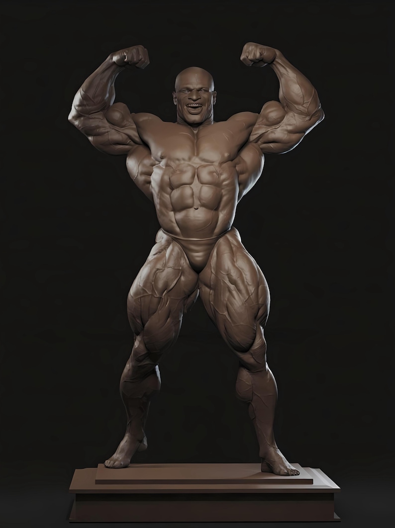 Legendary Muscle King STL | 3D Print Figurine Extreme Bodybuilder ...