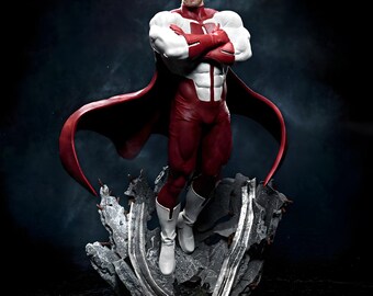 Flying Muscle Conqueror STL | 3D Print Figurine Invincible Titan Hero | Printable Stl Sky Brute Model | Display Colossus