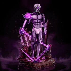 Cursed Street Fighter STL | Supernatural Brute 3D-utskriftsfigur (digital nedladdning)